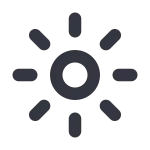 Sun 1 SVG Icon